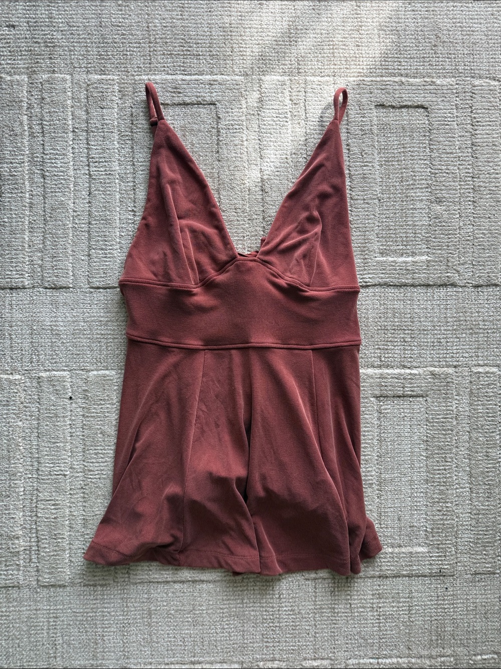 Free People Rosewood V-Neck Chemise Slip